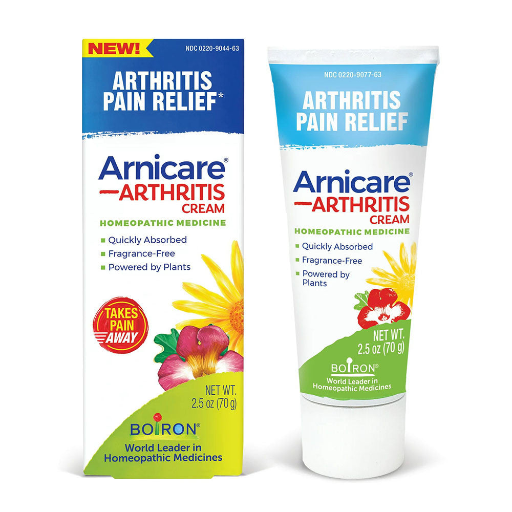 Boiron Arnicare Arthritis Pain Relief Cream, Homeopathic Medicine for Joints, 2.5 Oz